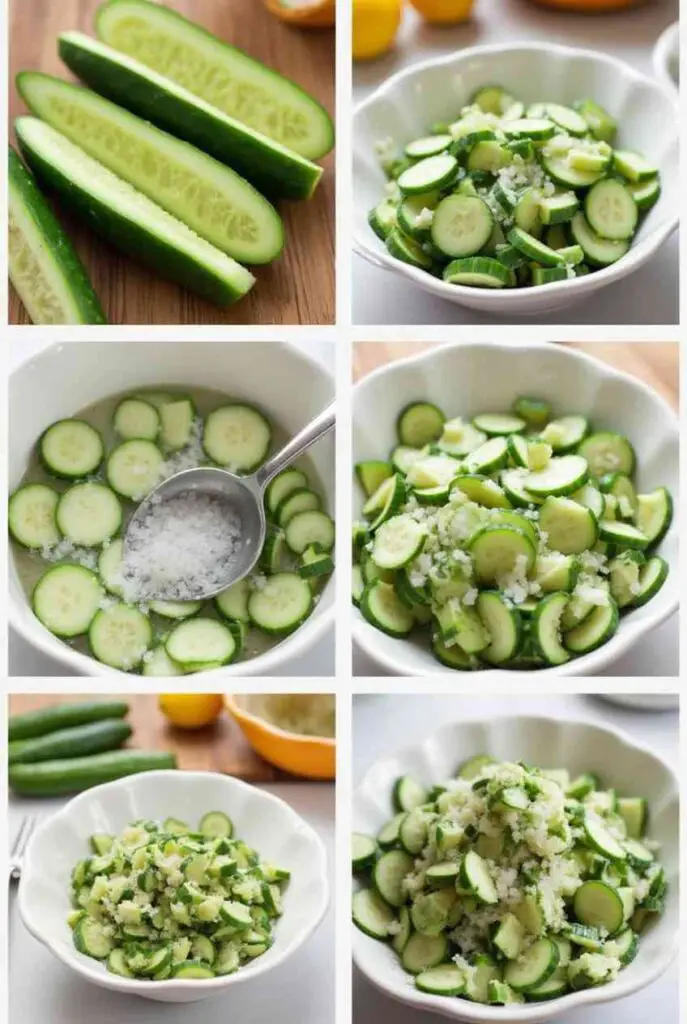Amish Cucumber Salad Recipe – Easy & Refreshing Side Dish 7 Step-by-step guide to making Amish cucumber salad at home