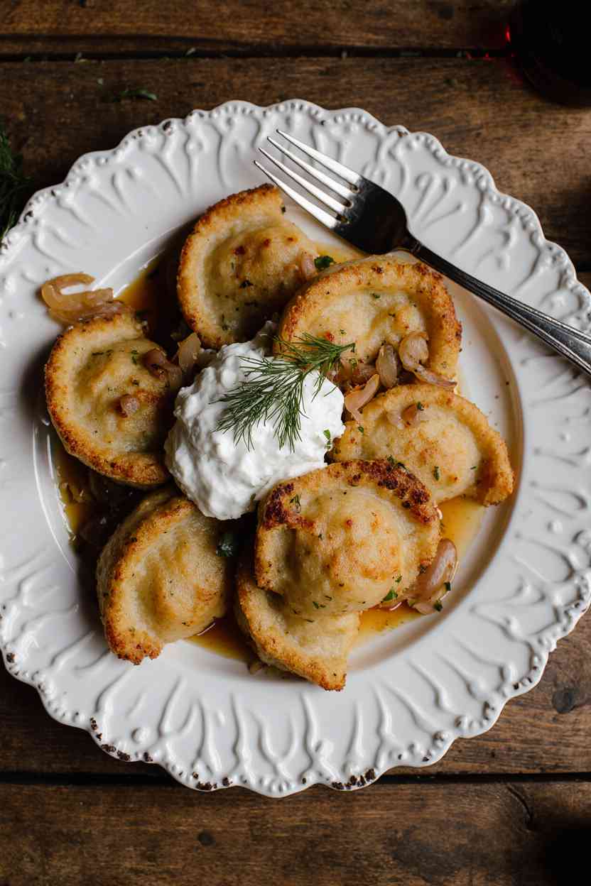 HUTTERITE COTTAGE CHEESE PEROGIES