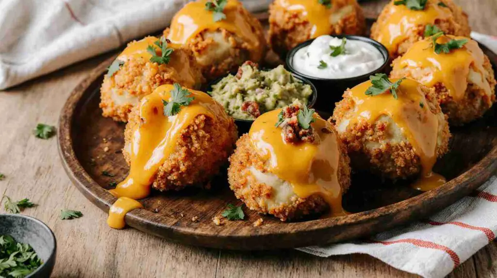 Air Fryer Cheesy Taco Bombs Homemade