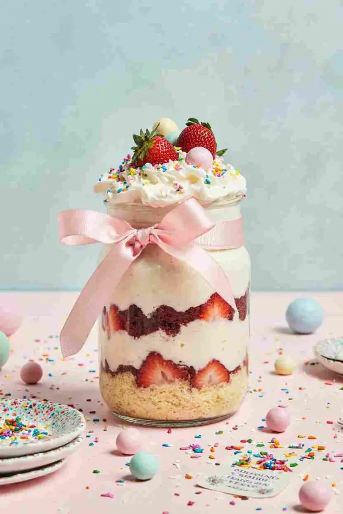 Cake in a Jar Recipe – Easy Birthday Treats & DIY Gift Idea