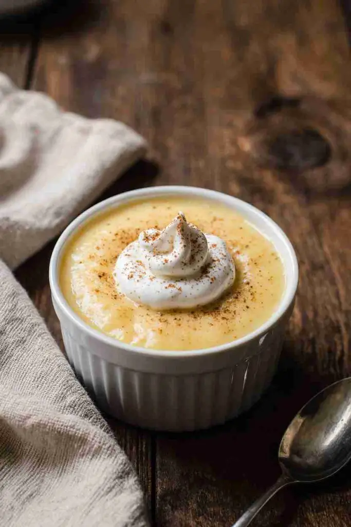 Pudding with Egg and Cornstarch Recipe