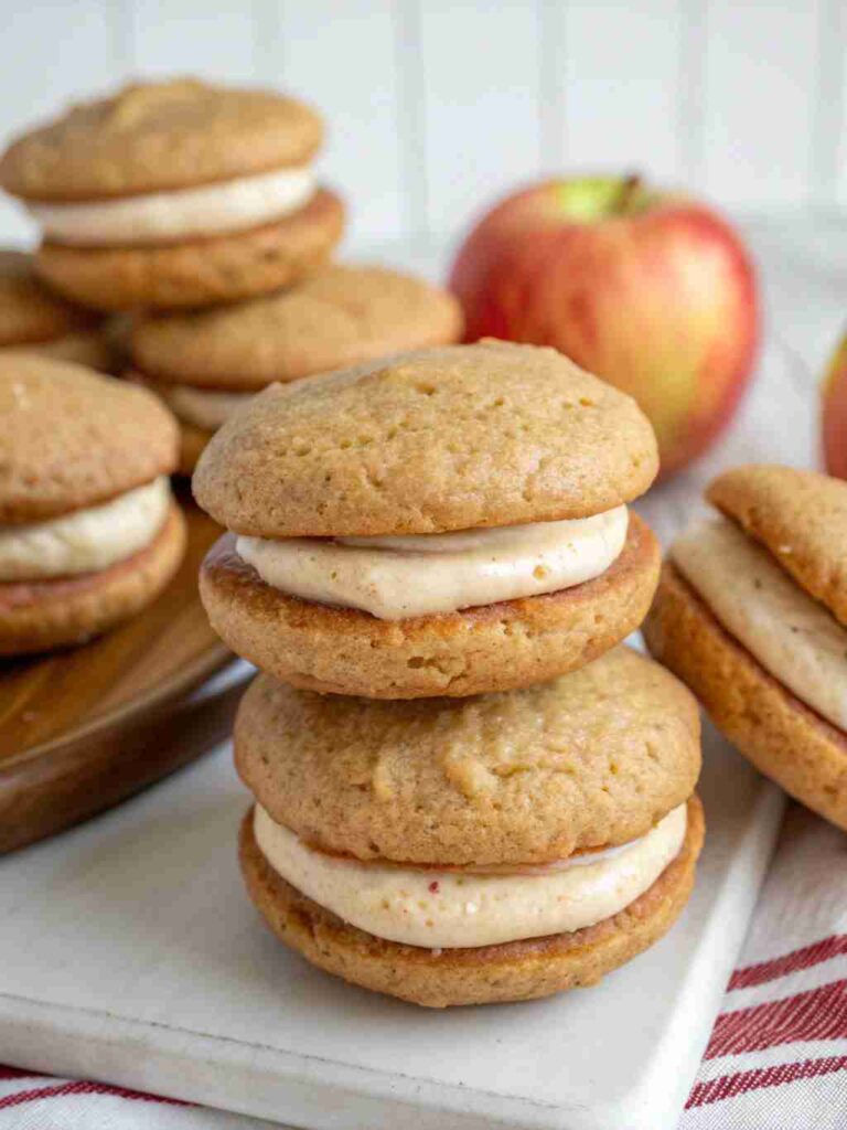 Apple Cider Whoopie Pie Cookies with Caramel Filling Recipe
