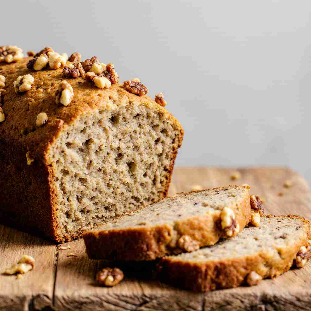 Banana Nut Amish Bread Homemade