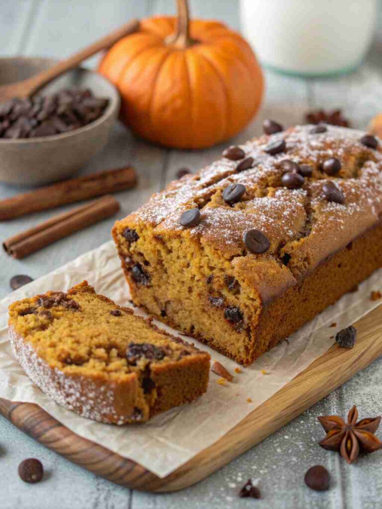 Pumpkin Chocolate Chip Bread Recipe – Moist, Spiced & Chocolatey 4 Pumpkin Chocolate Chip Bread
