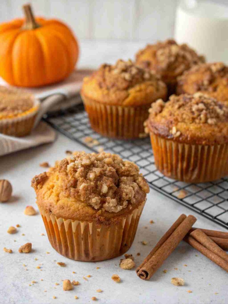 Pumpkin Streusel Muffins Recipe | Easy Homemade Fall Recipes 5 Pumpkin Streusel Muffins Recipe