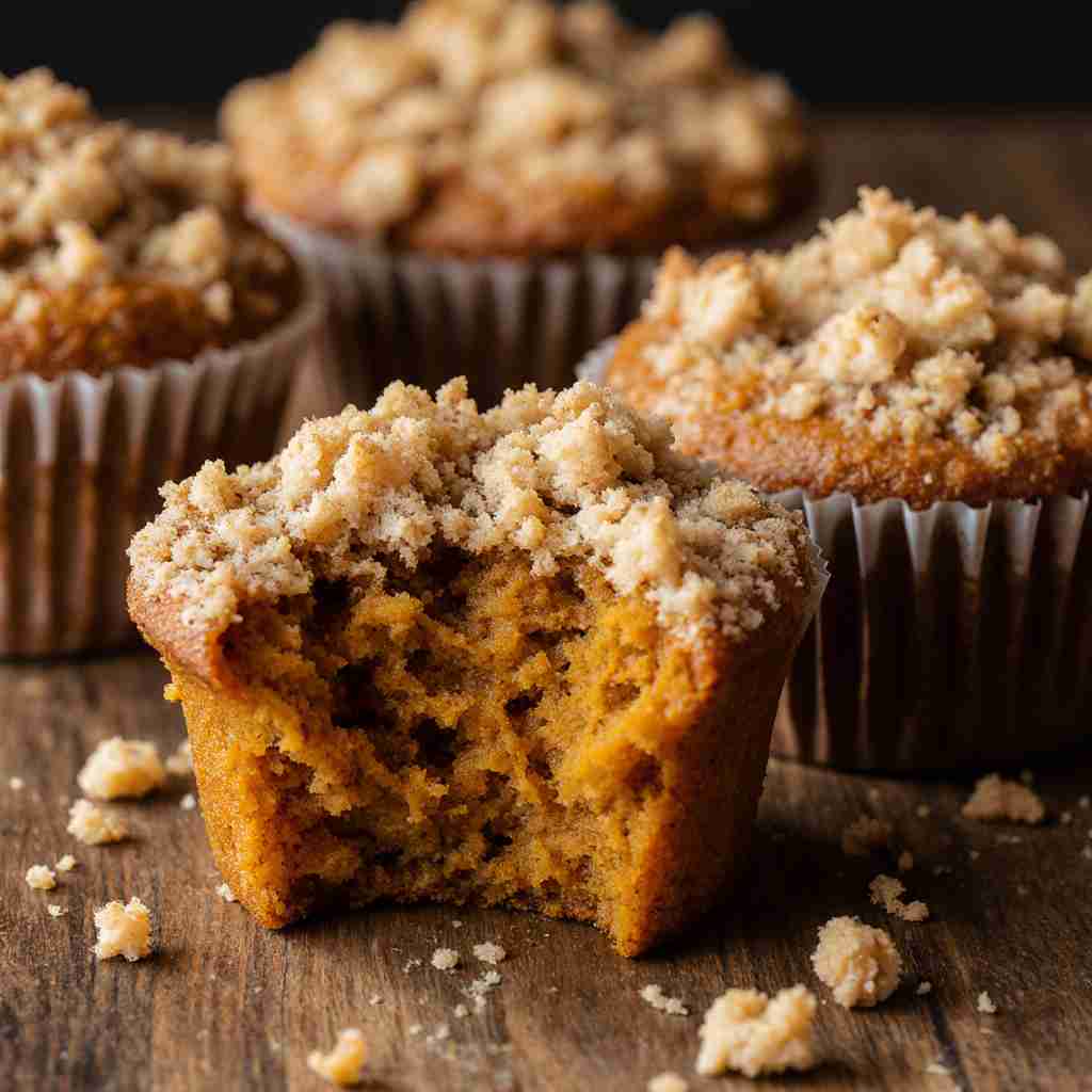 Pumpkin Streusel Muffins Recipe | Easy Homemade Fall Recipes 6 Pumpkin Streusel Muffins Recipe Homemade